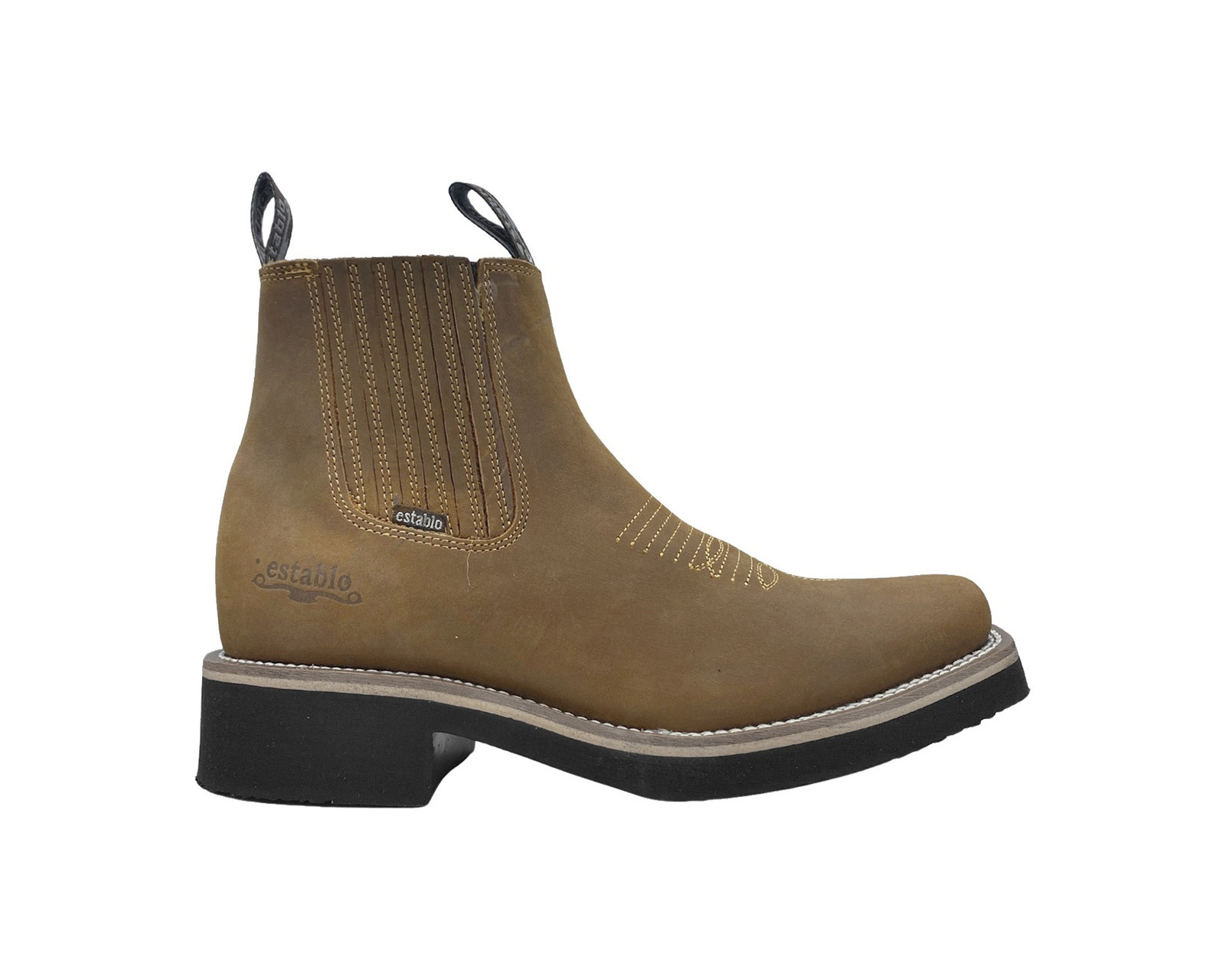 Bota Botin Establo Industrial 981 De Piel