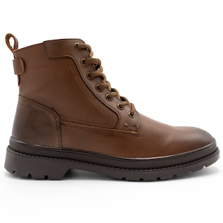 Foto 2 | Botas RB Collection Casuales de Piel Cafés para Hombre