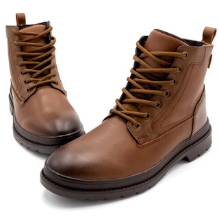 Foto 3 | Botas RB Collection Casuales de Piel Cafés para Hombre