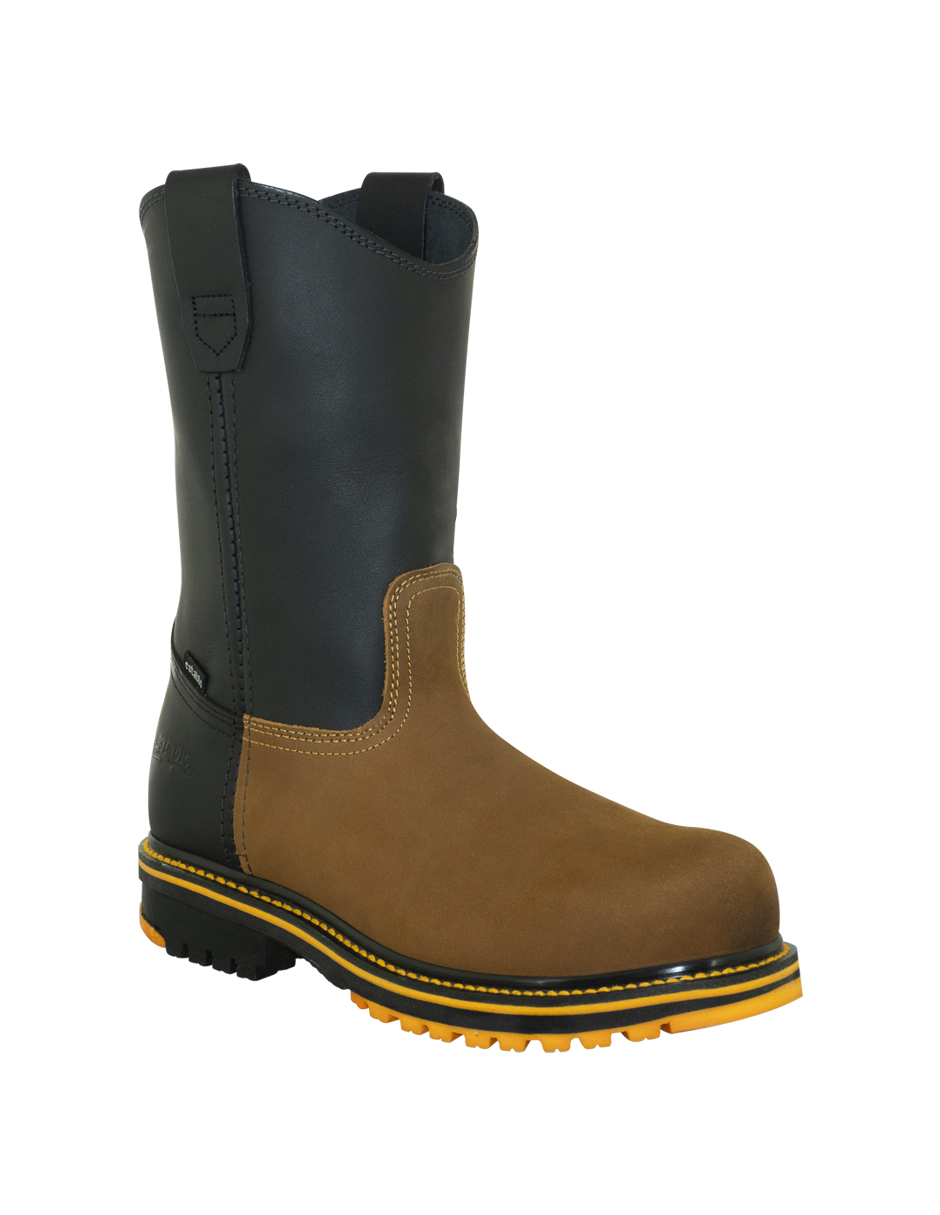 Bota Establo 547 Mango Negro Con Casco De Poliamida De Hombre