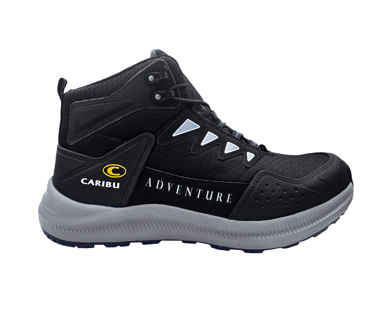 Bota Caribu 350 Negro Gris Hombre