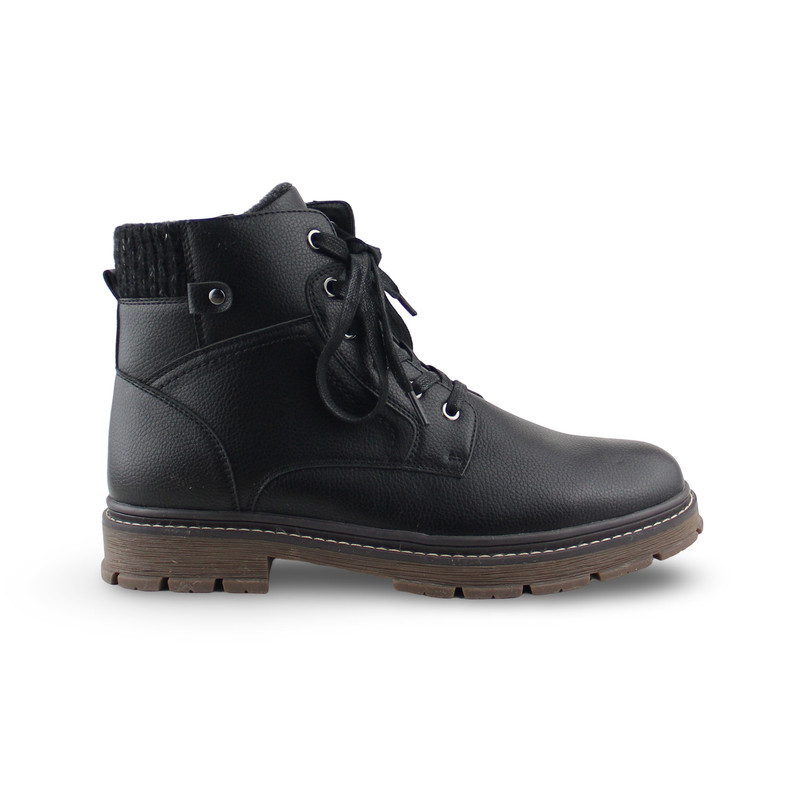 Foto 3 pulgar | Botin Para Hombre Lob Footwear Pu Negro 57704538