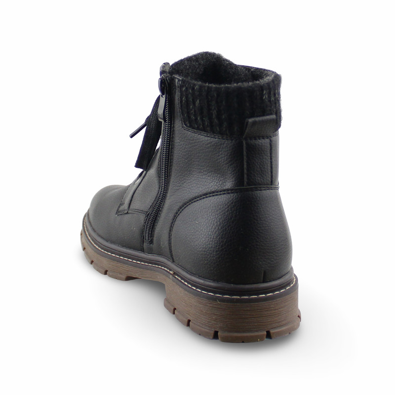 Foto 5 pulgar | Botin Para Hombre Lob Footwear Pu Negro 57704538