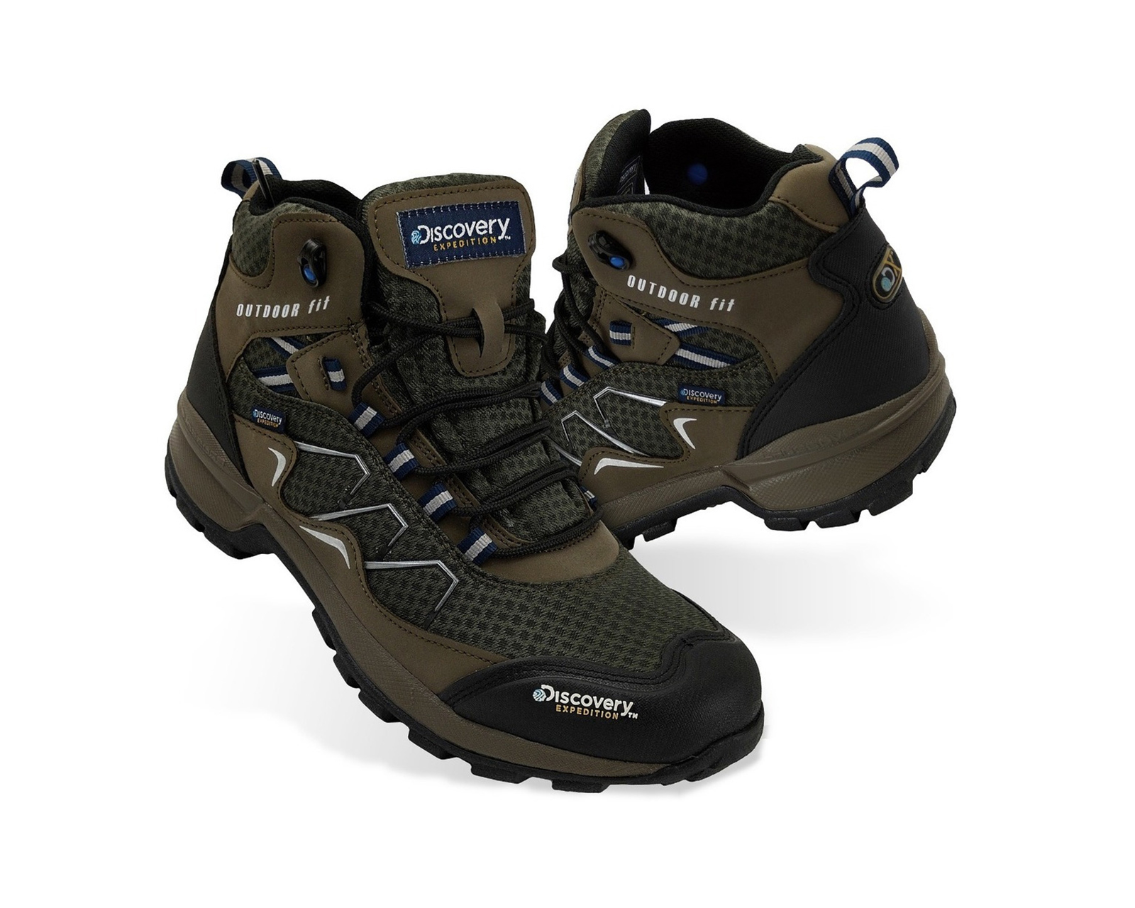 Foto 4 pulgar | Botas Hiking Outdoor Caballero Discovery Expedition 2320 Color Verde