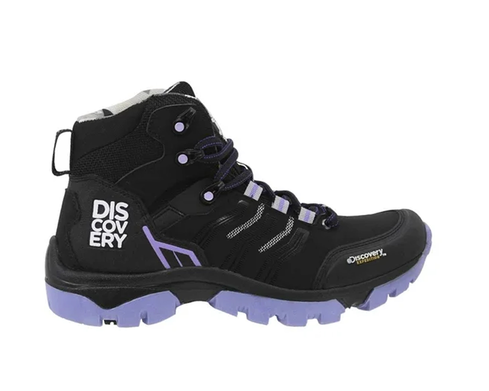 Foto 2 pulgar | Bota Hiking Discovery Expedition Blackwood 2504 Negro Lila Dama Discovery Expedition Blackwood