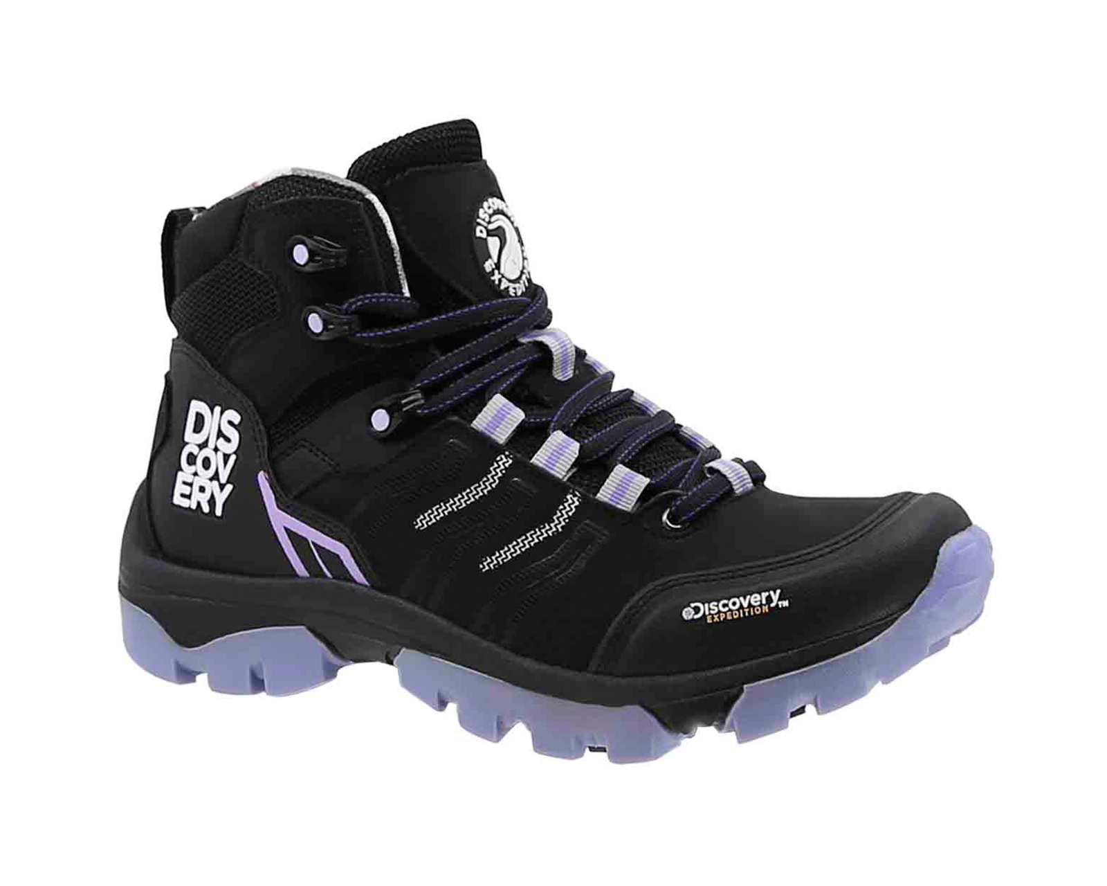 Foto 3 pulgar | Bota Hiking Discovery Expedition Blackwood 2504 Negro Lila Dama Discovery Expedition Blackwood