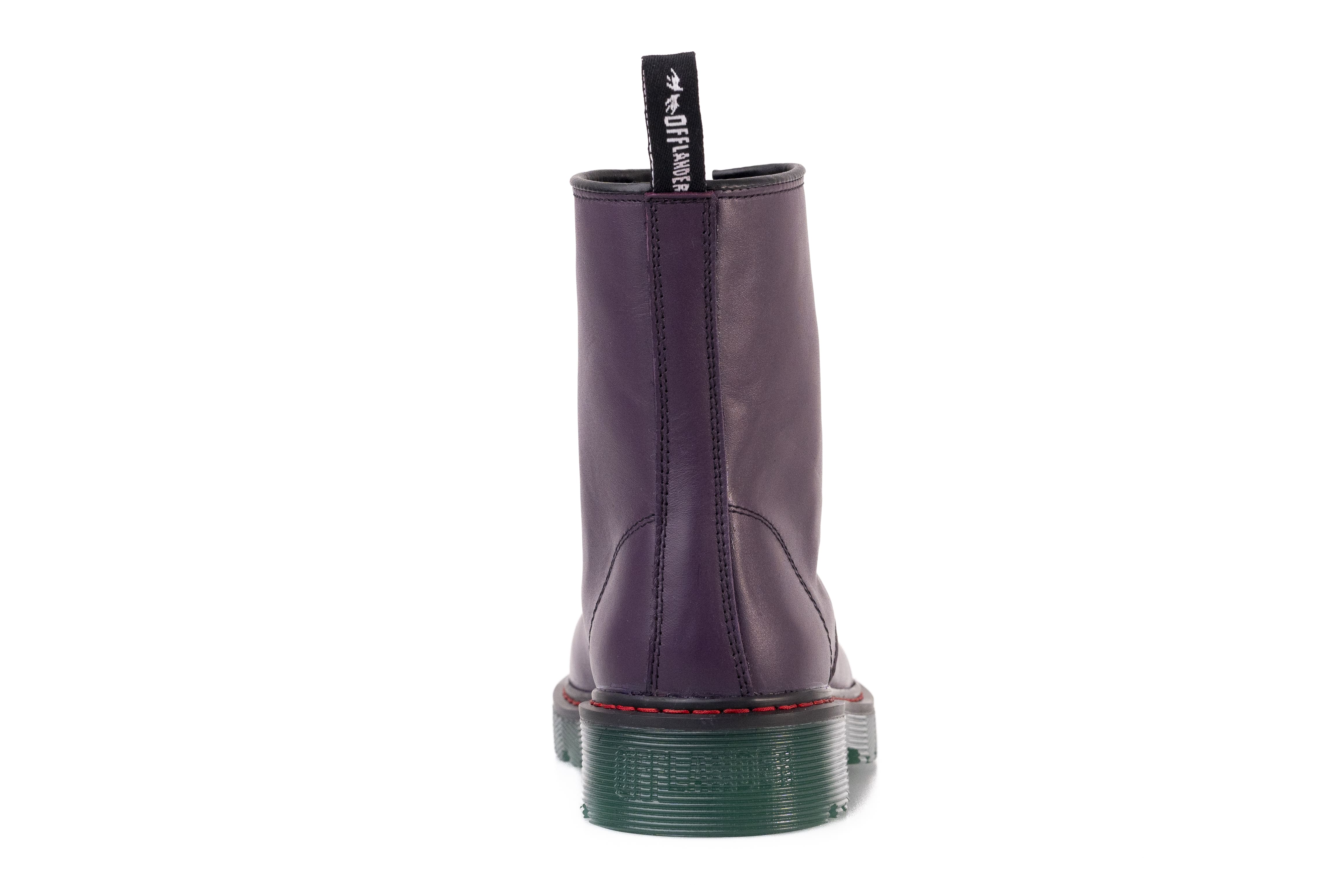 Foto 4 pulgar | Botas Offlander Joker Violeta Piel Genuina