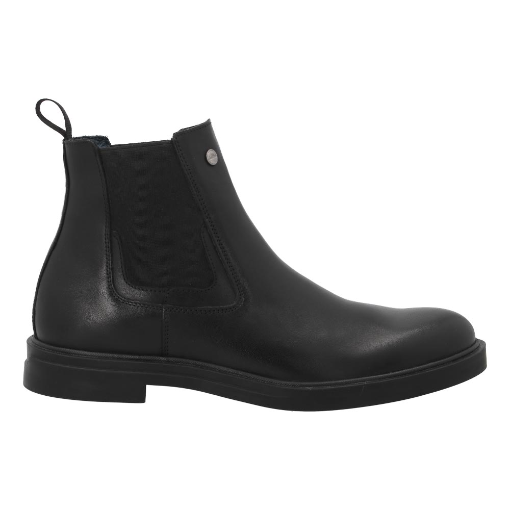Foto 2 | Botas Destroyer 6015 Negro Para Hombre En Piel Botines Casuales Comodos