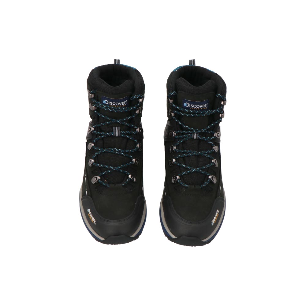 Foto 6 | Bota Discovery 2314 Negro Original Para Hombre En Piel Senderismo Caballero