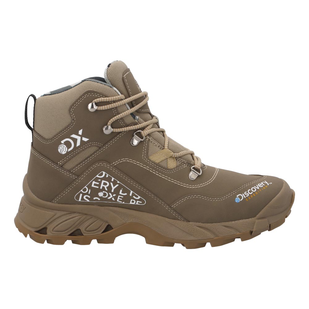 Botin Hiking Discovery 2521 Hhaki Para Hombre Senderismo Caminata Compray,as