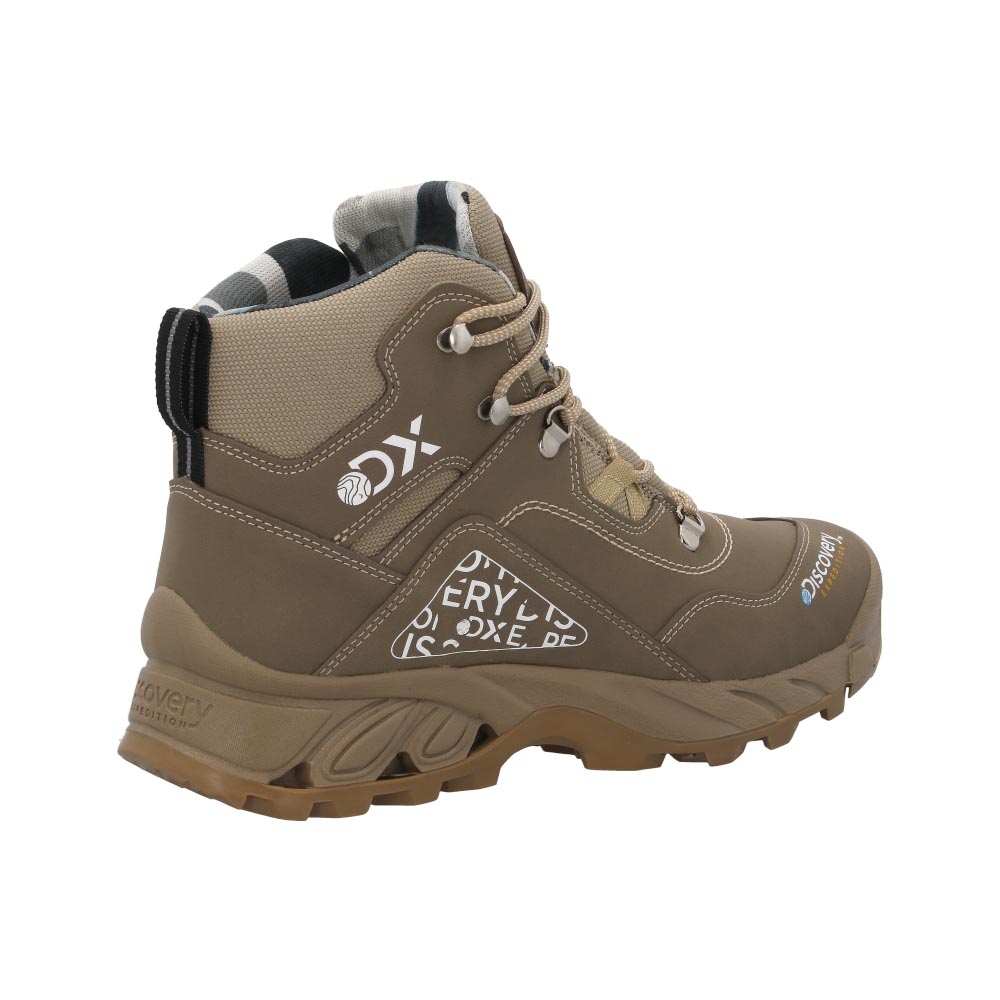 Foto 4 pulgar | Botin Hiking Discovery 2521 Hhaki Para Hombre Senderismo Caminata Compray,as