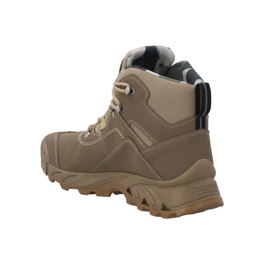 Foto 5 pulgar | Botin Hiking Discovery 2521 Hhaki Para Hombre Senderismo Caminata Compray,as