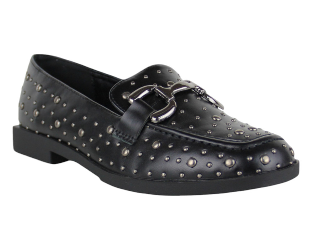 Foto 2 pulgar | Brogue Para Mujer Lob Footwear Pu Negro 56204560