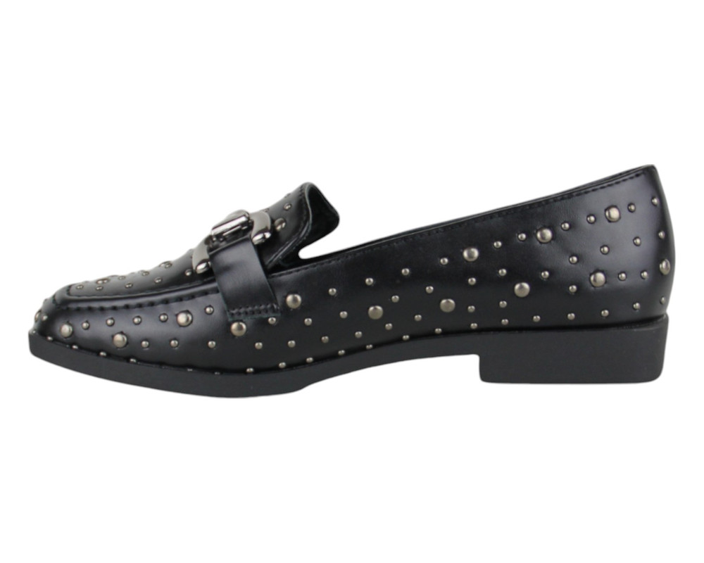 Foto 6 pulgar | Brogue Para Mujer Lob Footwear Pu Negro 56204560