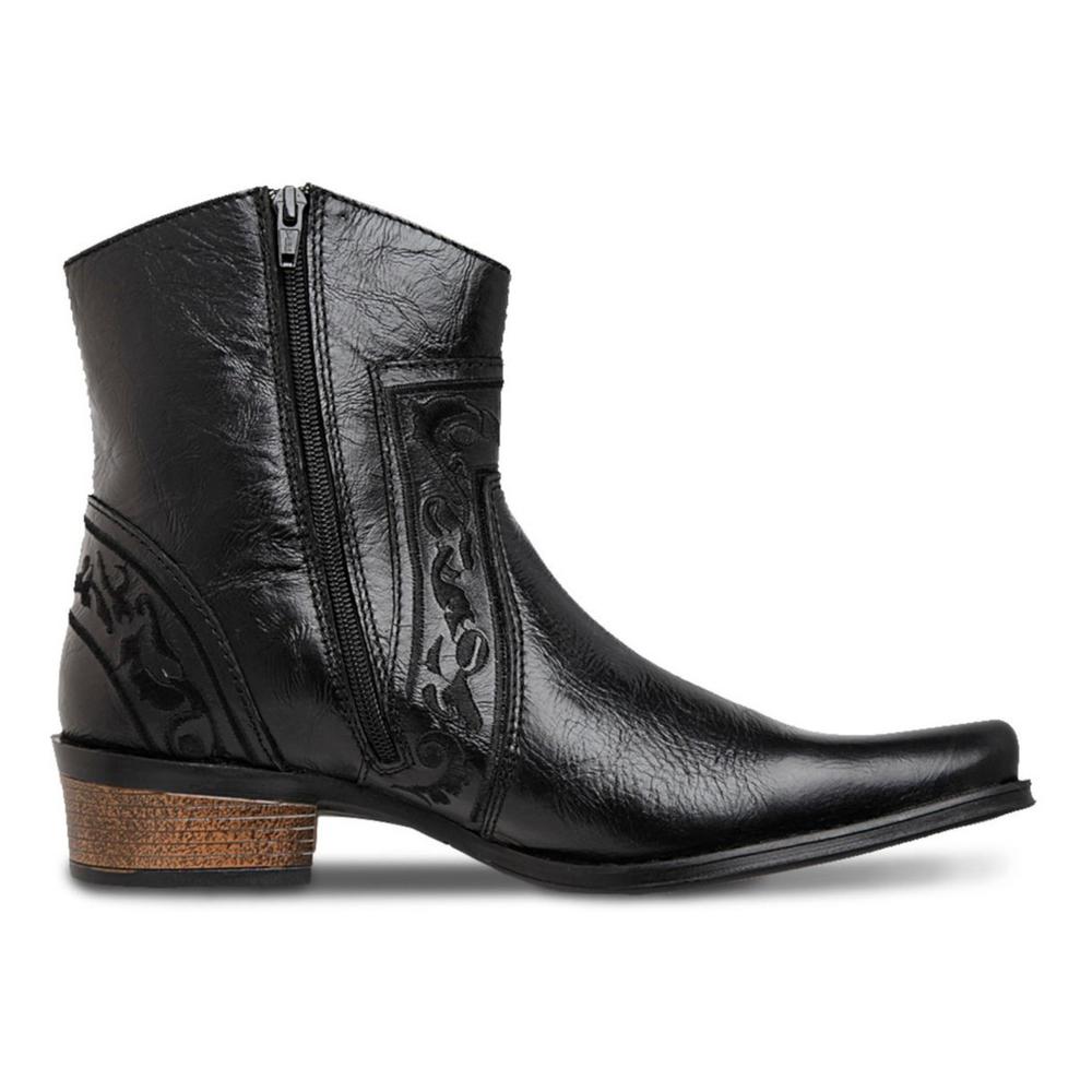 Foto 2 pulgar | Botin Vaquero Hombre Urban Cowboy Negro 40704 Negro