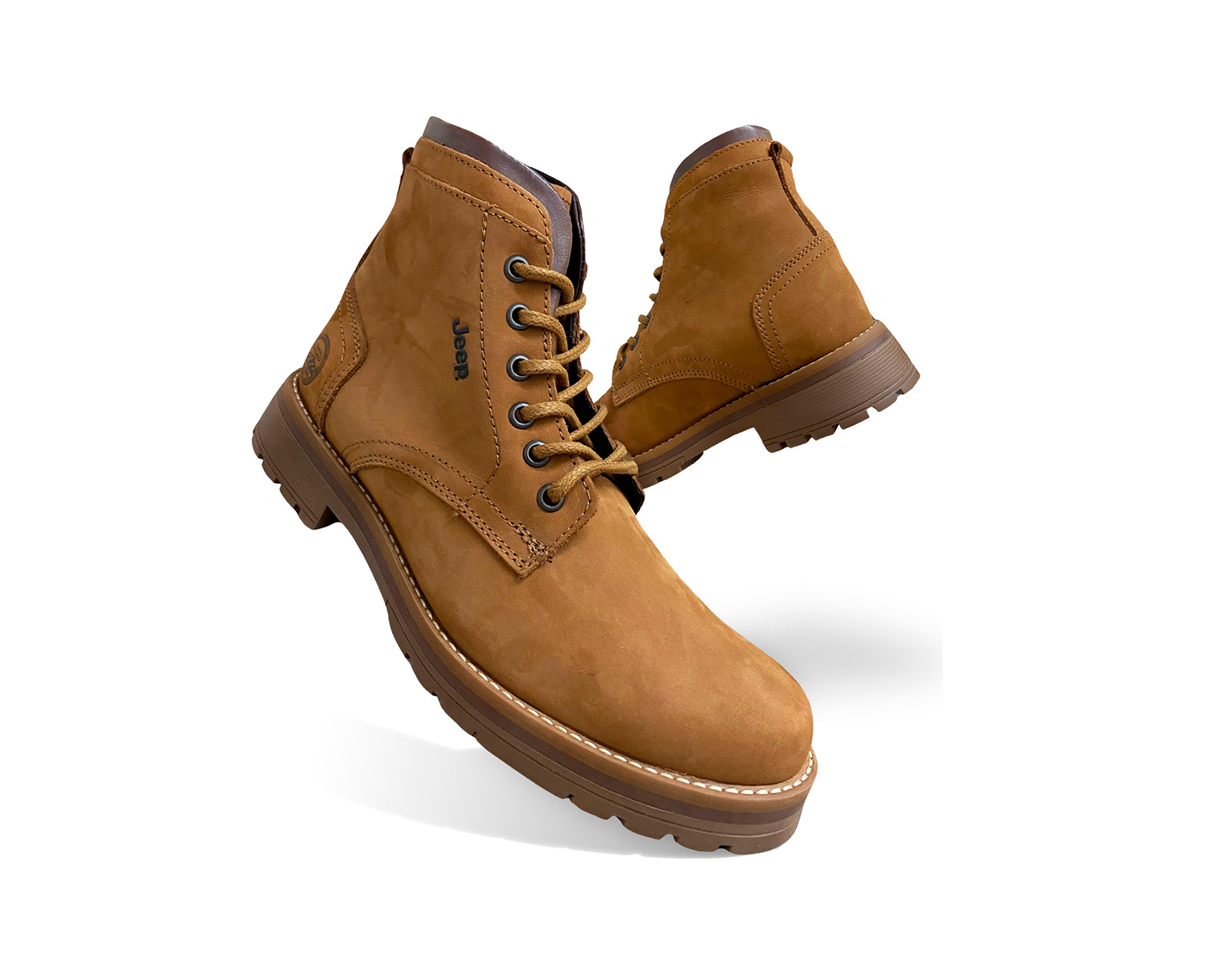 Foto 4 pulgar | Bota Jeep 10153 Piel  Caballero
