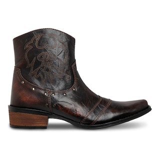 Foto 1 | Botin Vaquero Hombre Urban Cowboy Café 40702 Chocolate