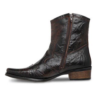 Foto 4 | Botin Vaquero Hombre Urban Cowboy Café 40700 Chocolate