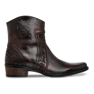 Foto 2 | Botin Vaquero Hombre Urban Cowboy Café 40704 Chocolate