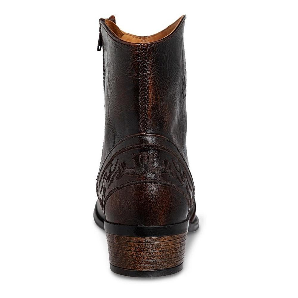 Foto 7 pulgar | Botin Vaquero Hombre Urban Cowboy Café 40704 Chocolate