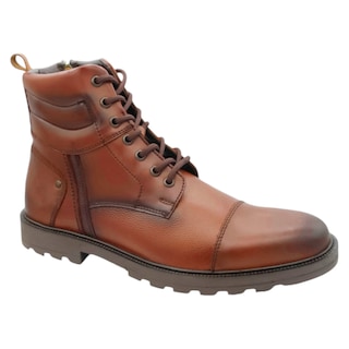 Foto 2 | Botas Casuales Rbcollection Exterior Piel Café para Hombre
