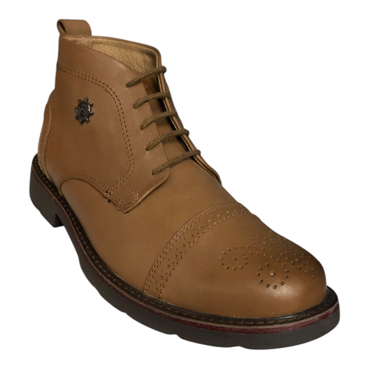 Foto 4 pulgar | Bota Trigo Para Caballero Azul Plumbago Teens