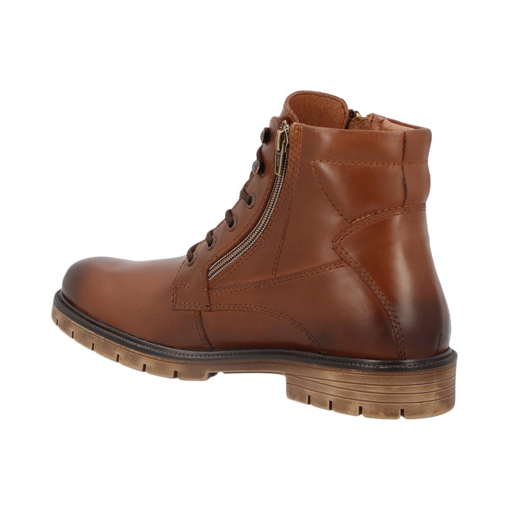 Foto 5 pulgar | Bota Hombre Kipon Casual Tubo Zipper Agujetas Degradado Lisa Cafe