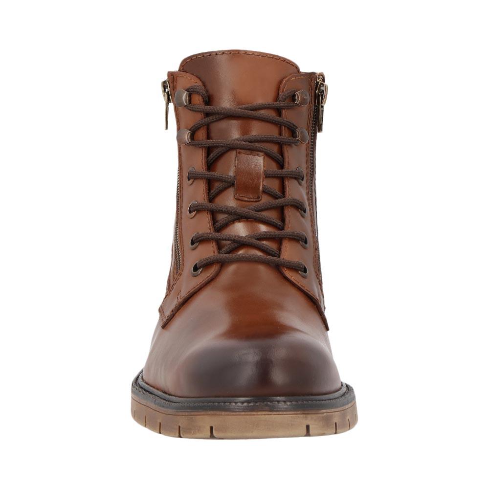 Foto 6 pulgar | Bota Hombre Kipon Casual Tubo Zipper Agujetas Degradado Lisa Cafe
