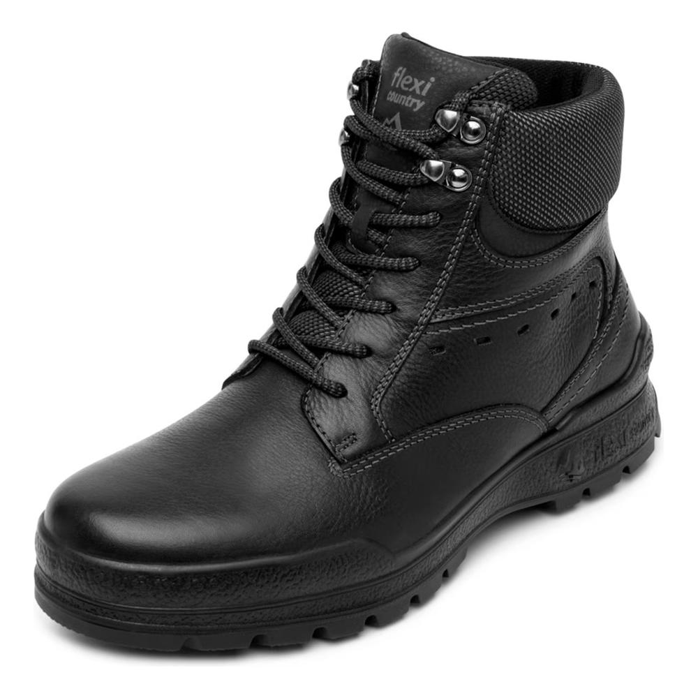 Foto 6 pulgar | Bota Casual Flexi Negro Para Hombre [fff3502] Negro