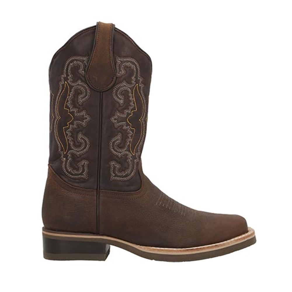 Botas Vaqueras Caballero Rio Bravo Modelo Vegas 773661 Piel Hombre Camel/cafe Talla 25 A 30 M