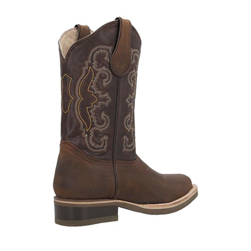 Foto 3 | Botas Vaqueras Caballero Rio Bravo Modelo Vegas 773661 Piel Hombre Camel/cafe Talla 25 A 30 M