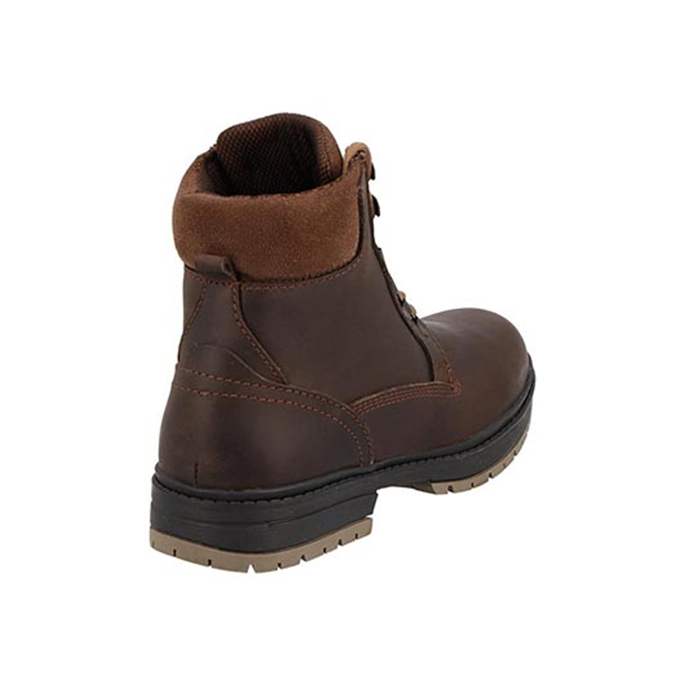 Foto 3 pulgar | Bota Casuales Sail 4072 Cafe  Para Hombre En Piel Crazy Horse Talla 25 A 29 M