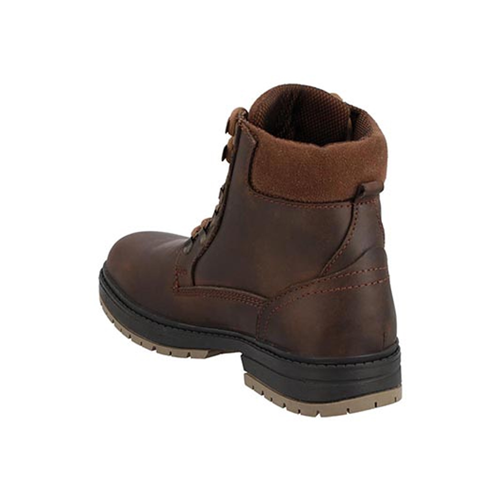 Foto 4 pulgar | Bota Casuales Sail 4072 Cafe  Para Hombre En Piel Crazy Horse Talla 25 A 29 M