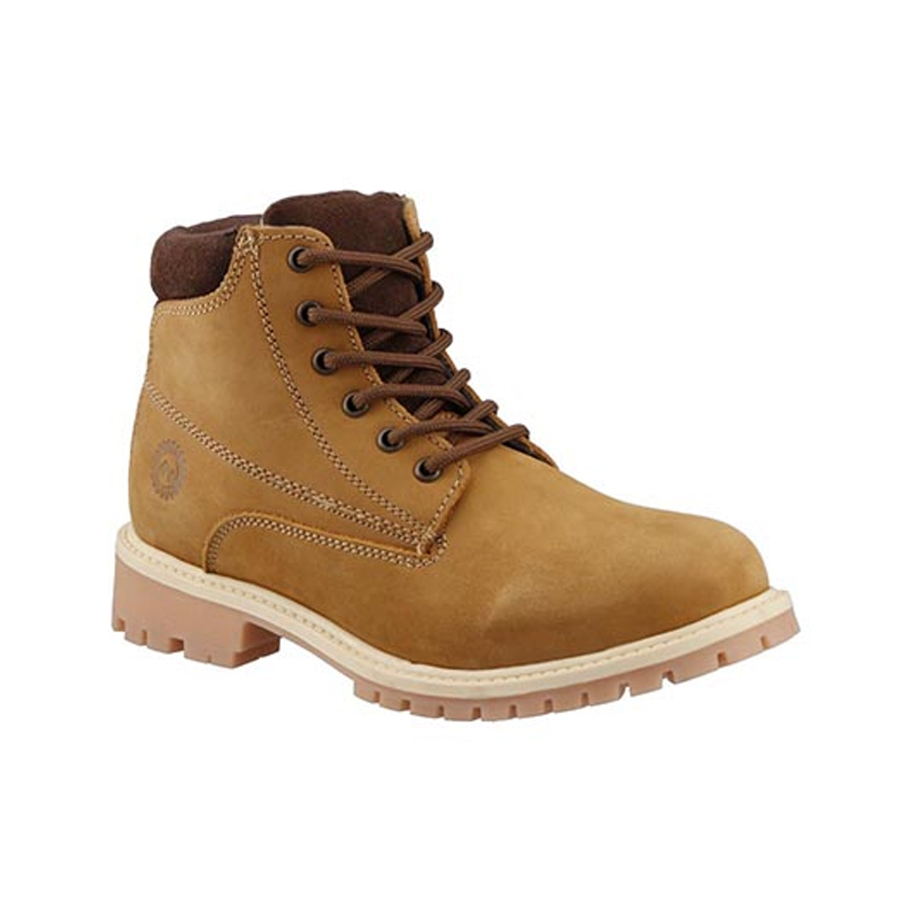Foto 2 pulgar | Bota Sail Caballero 3931 Oro Bota Trabajo Nobuck Talla 25 A 29 M