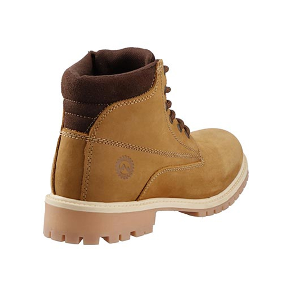 Foto 3 pulgar | Bota Sail Caballero 3931 Oro Bota Trabajo Nobuck Talla 25 A 29 M