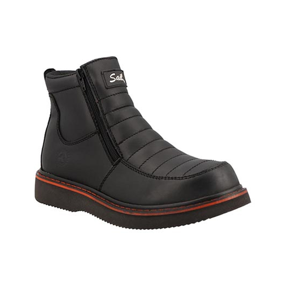 Bota Sail Caballero 3800pu Color Negro Botas Trabajo Ligero Botin Hombre Talla 25 A 29.5 M