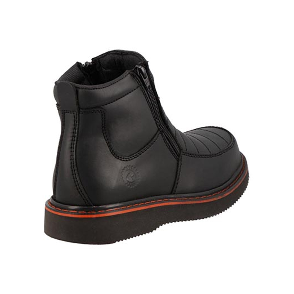 Foto 3 pulgar | Bota Sail Caballero 3800pu Color Negro Botas Trabajo Ligero Botin Hombre Talla 25 A 29.5 M