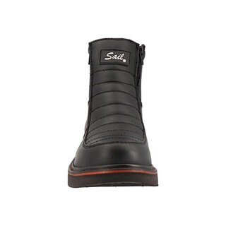 Foto 4 | Bota Sail Caballero 3800pu Color Negro Botas Trabajo Ligero Botin Hombre Talla 25 A 29.5 M