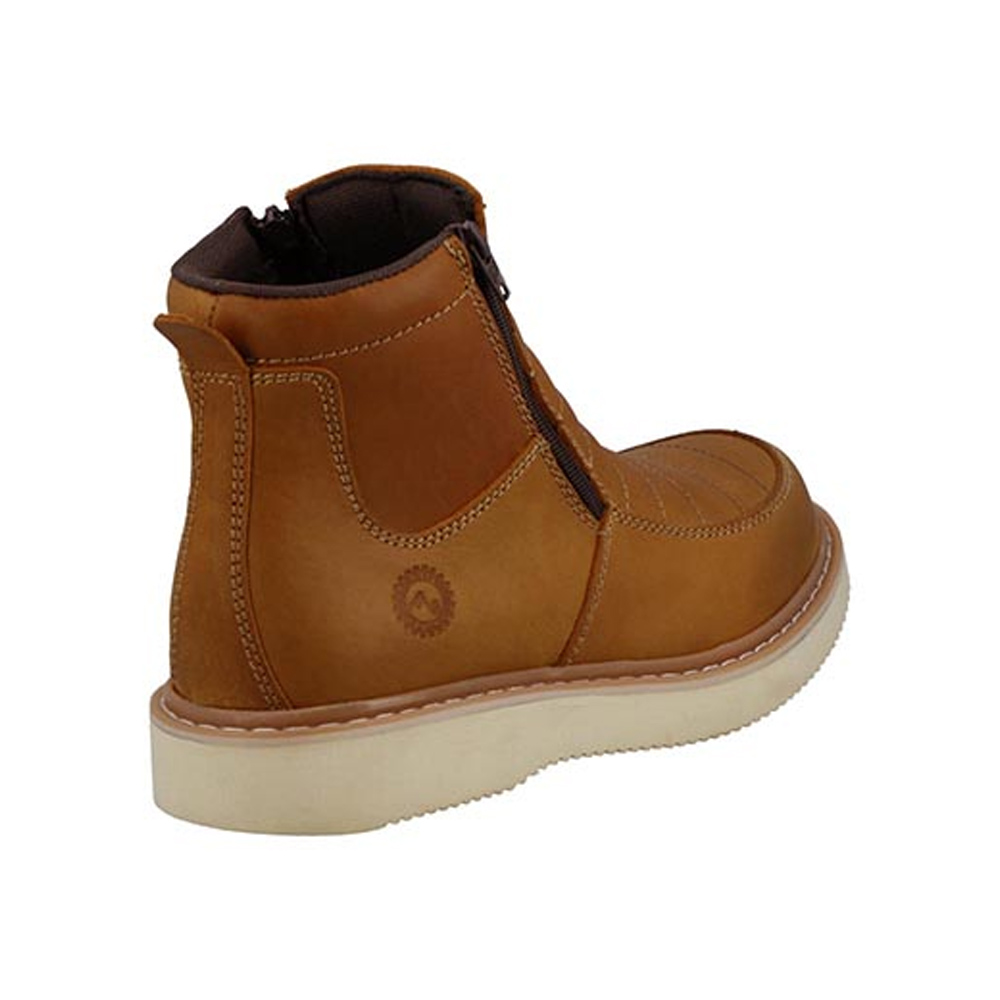 Foto 3 pulgar | Bota Sail Caballero 3800pu Color Miel  Botas Trabajo Ligero Botin Hombre Talla 25 A 29.5 M