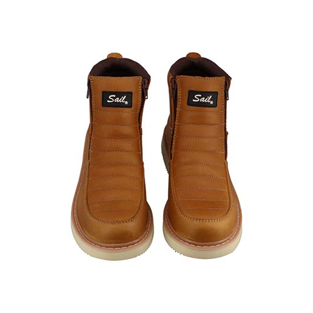 Foto 5 | Bota Sail Caballero 3800pu Color Miel  Botas Trabajo Ligero Botin Hombre Talla 25 A 29.5 M