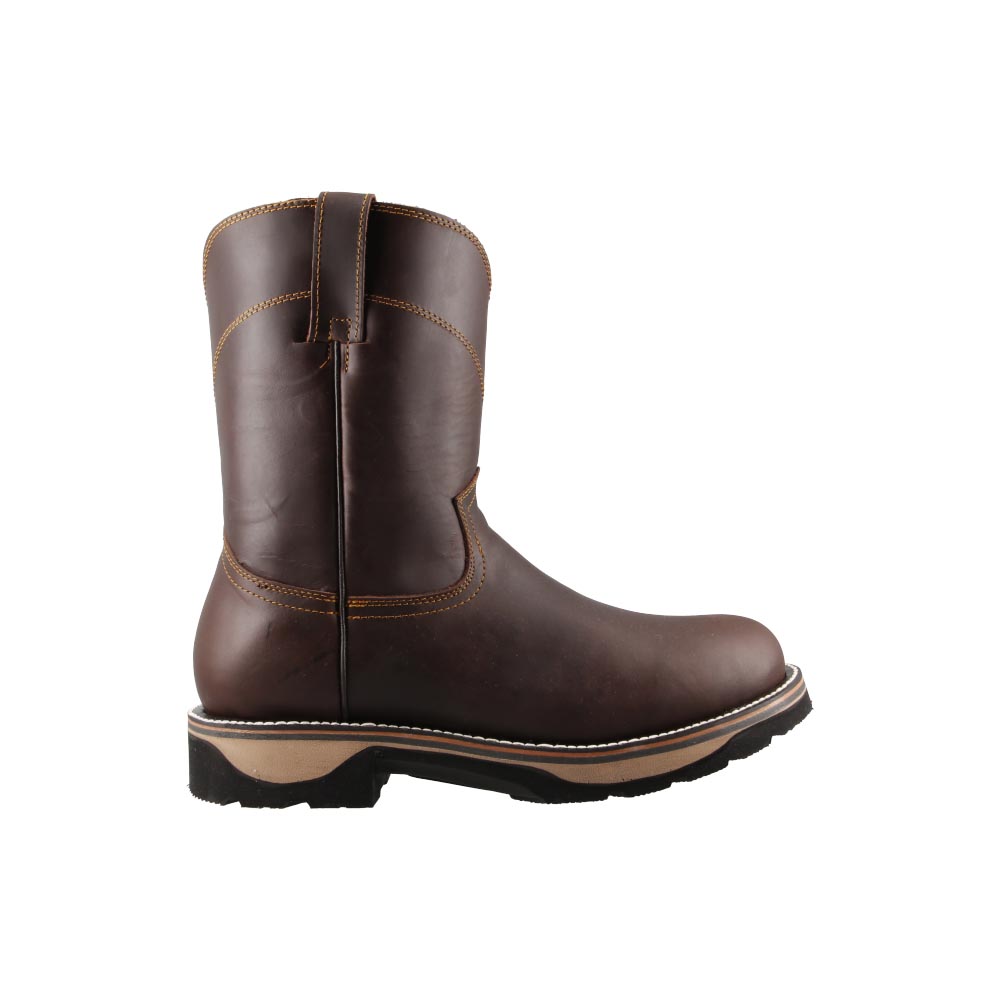 Bota Casual Caballero Salvatore 59 Cafe Bota Vaquera En Piel Grasso Talla 25 A 30 M