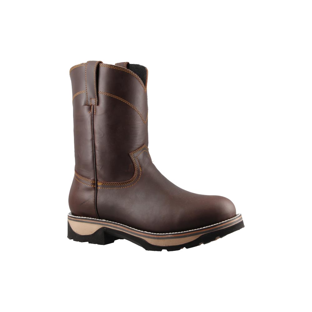 Foto 2 | Bota Casual Caballero Salvatore 59 Cafe Bota Vaquera En Piel Grasso Talla 25 A 30 M