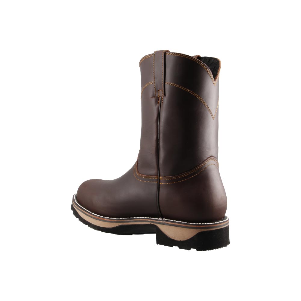 Foto 5 pulgar | Bota Casual Caballero Salvatore 59 Cafe Bota Vaquera En Piel Grasso Talla 25 A 30 M