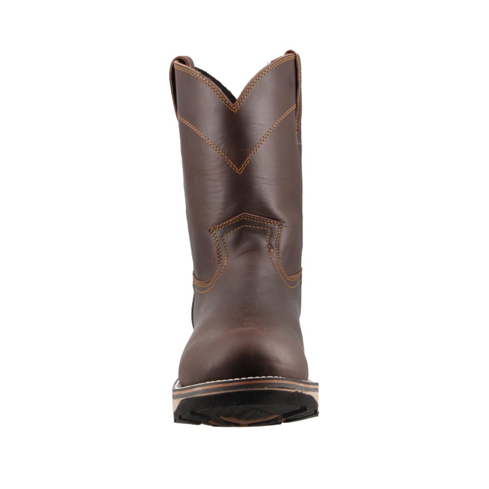 Foto 5 | Bota Casual Caballero Salvatore 59 Cafe Bota Vaquera En Piel Grasso Talla 25 A 30 M
