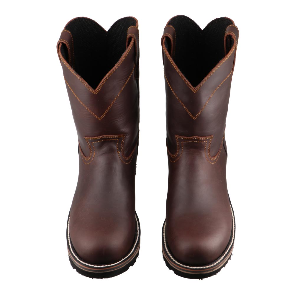 Foto 6 | Bota Casual Caballero Salvatore 59 Cafe Bota Vaquera En Piel Grasso Talla 25 A 30 M