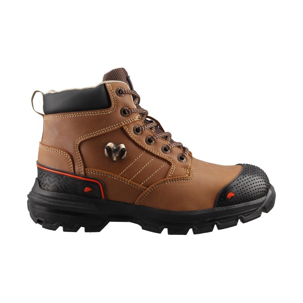 Bota Ram Hombre Casual Cómoda Resistente Cafe