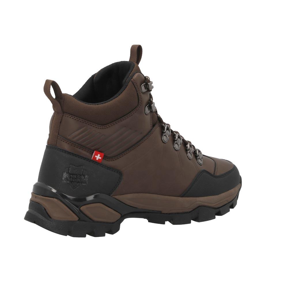 Foto 4 pulgar | BotasSwiss Armour Cafe para Hombre