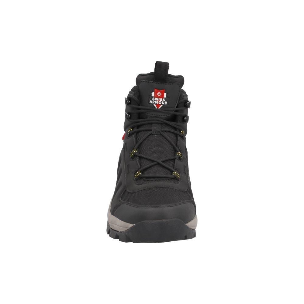 Foto 5 pulgar | Bota Swiss Armour Hiking Casual Uso Rudo Hombre Negro