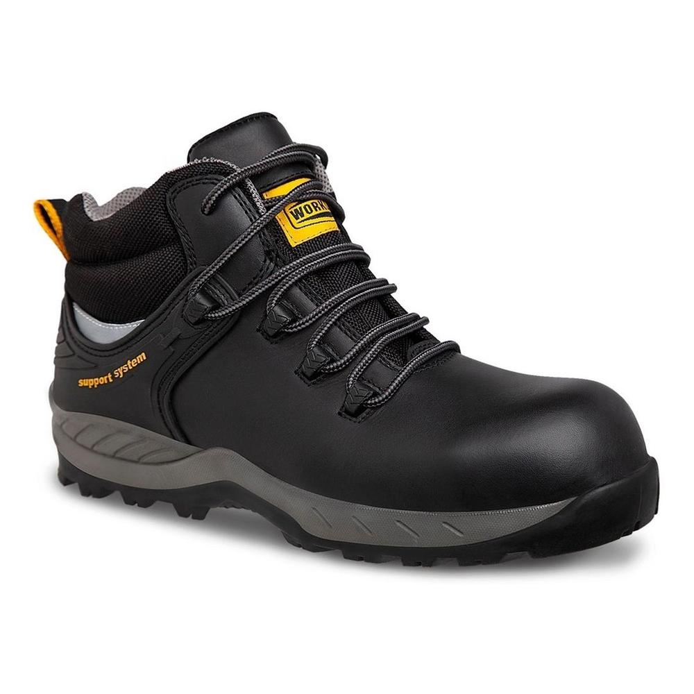 Foto 1 | Botas Hombre Work Land Industrial Proteccion Nom 113 Negro