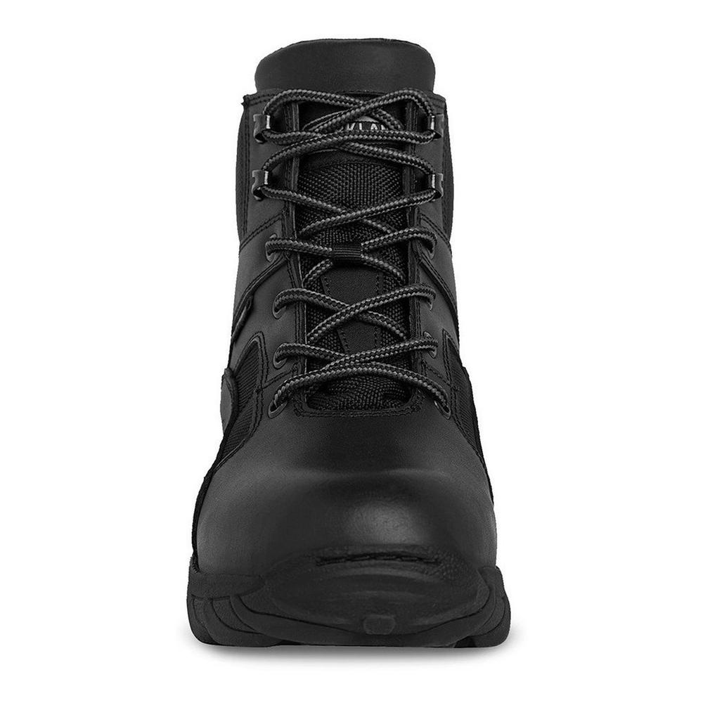 Foto 4 pulgar | Bota Hombre Trabajo Work Land Piel Industrial Negro